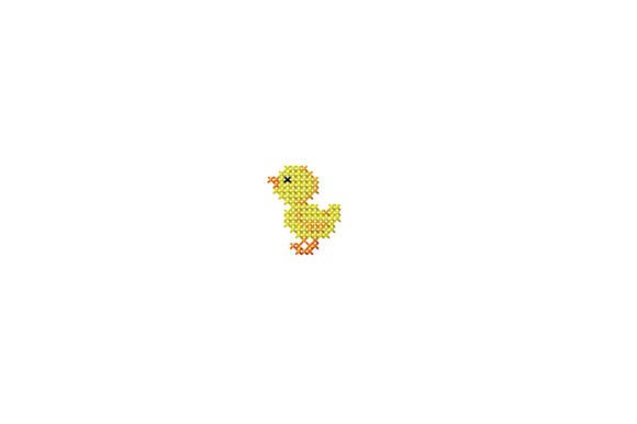 Chicken Embroidery Design for Easter