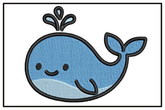 Cute Ocean Whale Embroidery Design Review