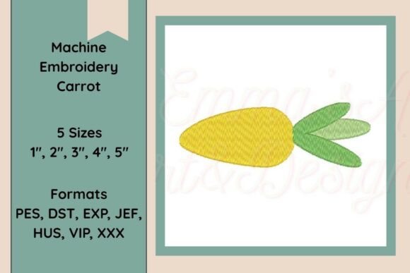 Easter Carrot Embroidery Review