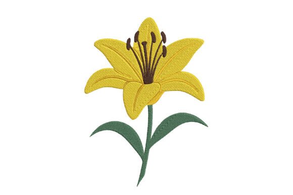 Lily Flower Embroidery Design Review