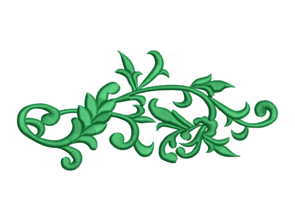Ottoman Leaf Scroll Border Embroidery Review