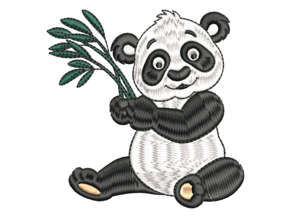Panda Embroidery Design Bamboo Bear Review