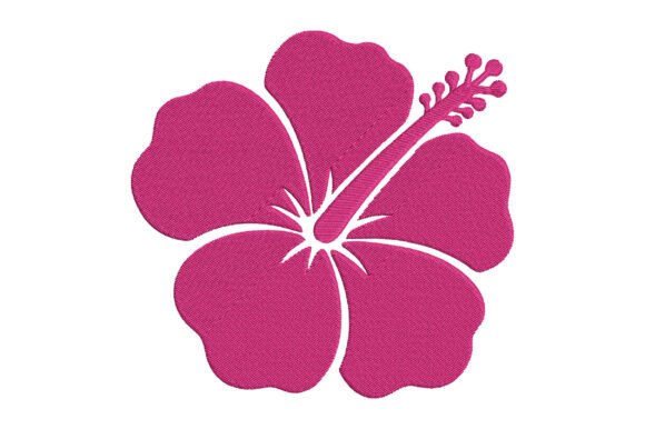 Pink Hibiscus Embroidery Design Review