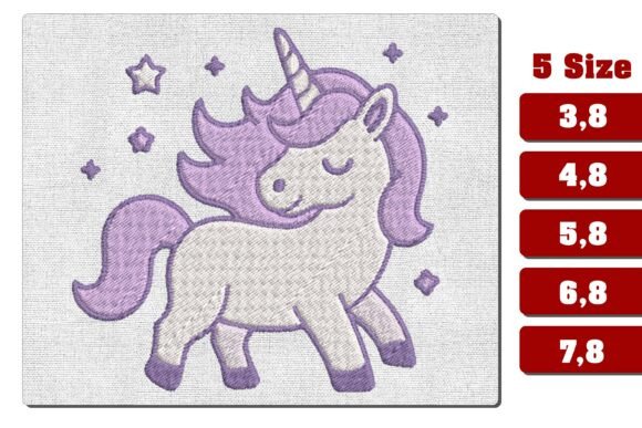 Purple Mane Unicorn Stars Embroidery Review