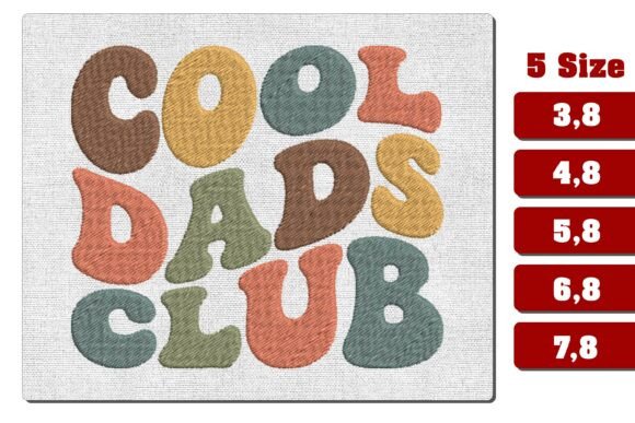 Wavy Cool Dads Club Machine Embroidery Review