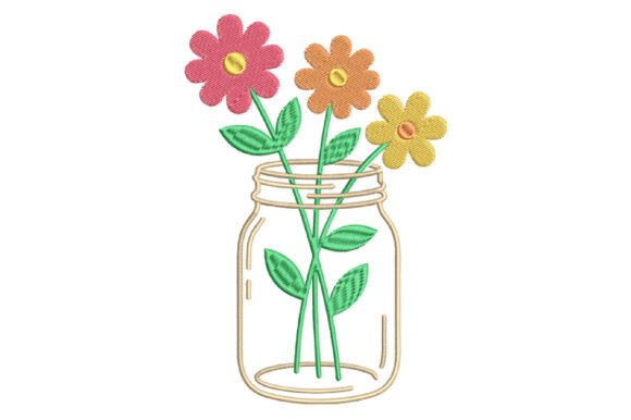 Wildflower Jar Embroidery Design Review
